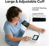 Blood Pressure Monitor for Home Use: Easy@Home Bluetooth BP Machine with Free MyHeartPal App, Digital Blood Pressure Machine with Large Backlit LCD Display, Fits 8.7–16.5 in Arms, EBP-20T