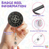 Not All Those Who Wander are Lost Badge Reel Compass Hiking Adventure Mountain Camping Badge Holder with Retractable Clip for RN LPN MA Medical Worker Teacher Doctor Accessories Gifts 2 Inches