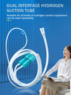 Canulas Nasales 7 Ft Super Soft with Adjustment Ring, Detachable Nasal Suction Tip, Silicone Material, Kink Resistant, Nasal Tubes for Various Hydrogen Suction Equipment, 2 Pack