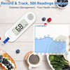 Blood Sugar Monitor,Glucose Monitor Kit with 50 Test Strips & 50 Lancets for Diabetes Testing, Blood Glucose Meter with Auto Eject, No Coding & Large LCD for Seniors