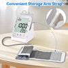 FDK Blood Pressure Monitors for Home Use Upper Arm Cuff Machine, Automatic Digital Bp Monitor Accurate with Storage Large Cuff 14.2" – 18.9" 2 Users Memory Stand Clock