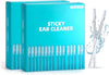 Sticky Ear Cleaning Stick, Reusable Earwax Removal Adhesive Swabs, Upgraded Ear Wax Removal Tools with Dust Cover Packaging, Sticky Ear Cleaners for All Ages (2Box, 48Pcs)