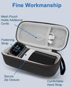 Hard Travel Case for Garmin Index BPM Blood Pressure Monitor Cuff, Protect Storage Case for Garmin Index BPM BP Monitor, for Checkme BP2 & BP2A BP Machine, Black