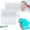 Sticky Ear Cleaning Sticks, Reusable Earwax Removal Adhesive Swabs, Sticky Ear Cleaner Ear Wax Removal Tools (1 Box 24PCS, Large)