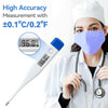 Berrcom Digital Thermometer for Adults and Kids, Medical Thermometer for Fever 10 Second Reading Armpit Thermometers with Fever Alarm