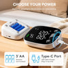 Blood Pressure Monitor Automatic Upper Arm BP Machine for Home Use with Bluetooth App Sync 2x120 Memory Accurate Reading, Large LED Backlit Display Adjustable Cuff 8.7"-16.5" with Storage Bag