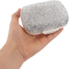 Rhinestone Pill Organizer Box 7-Day Large Capacity Leakproof Medicine Storage Case for Travel Purse Makeup Bag Medication Container