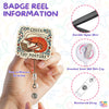 Check Thy Posture Badge Reel Funny Medieval Shrimp Cute Office ID Badge Holder with Retractable Clip for Doctor Student Medical Assistant Coworker Work Doctor Accessories Gifts 2 Inches