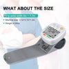 KIKEANG Wrist Blood Pressure Monitor, Rechargeable Bp Cuff Wrist & Accurate 2x99 Data Large LCD Screen Display for Home/Trave/Office Use