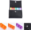 Housoutil 28-Compartment Weekly Pill Organizer Medicine Case with Portable Bag for Daily and Travel Use, TSA-Approved Small Pill Box for One Week Medication Storage