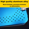 Aluminum Alloy Dental Trays With Silicone Pad To Protect Equipment, Instrument Sterilization Box Surgical Instrument Sterilization Box(13in*9.8in*2.8in)