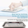 Stainless Steel Dental Instrument Tray – Seamless Scaler Tray with Raised Edges, Autoclavable Medical Tool Organizer for Clinics, Labs & Salons