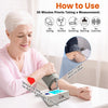 Upper Arm Blood Pressure Monitor with Wide Range Cuff 8.7"-16.5", 4" Large Backlit Display Automatic BP Machine, Dual-User 2×90 Memory Accurate Tensiometro Digital for Home Use with Storage Bag