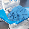 4pcs Protective Full Dental Chair Cover Doctor Seat Protector Elastic Protective Sleeve Headrest Backrest Protector Dentist Equipment Accessory Blue