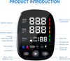 Upper Arm Blood Pressure Monitor for Home Use, Adjustable Large Cuff (Cuff 9" to 17") & LED Backlit Display, Voice Announcement Function, BP Machine Detects Irregular Heartbeat