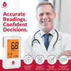 Pursonic Blood Glucose Monitor Kit with Bluetooth – Fast 5-Second Blood Sugar Monitor – Includes Glucose Meter, Lancing Device, 50 Test Strips, 50 Lancets, Carry Bag, LCD Display