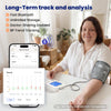 Upper Arm Blood Pressure Monitor for Home Use, Digital BP Machine Sphygmomanometer with 398 Reading Memory, Adjustable Arm Cuff 8.6"-17.7" (22-45 cm) Large LCD Display with Bluetooth Sync