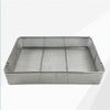 Medical 304 Stainless Steel Sterilization Basket,Instrument Tray and Mesh Perforated Baskets Sterilization Tray,Cleaning Washing Surgical Instruments Case,for Dental Instruments,450*280*70mm
