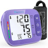 Blood Pressure Monitor for Home Use, Large Upper Arm Blood Pressure Cuff with Backlight, Automatic Digital BP Machine for Seniors, Heart Rate Monitor & Storage Bag (Purple)