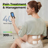 AUVON 3-in-1 TENS Unit Muscle Stimulator, EMS Massage Machine with 40 Intensities for Gradual Shoulder, Sciatica, Back Pain Relief, 24 Modes Rechargeable Electronic Pulse Massager with 12 TENS Pads