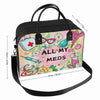 Large Capacity Travel Handbag with Zipper, Portable Nylon Crossbody Bag for Men Women Overnight Sports Gym Coastal | Portable, lightweight, durable