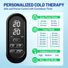 GALINAND Ice Machine for Knee After Surgery 2.0, Portable Cold Therapy Machine for Knee Replacement, Ice Therapy for Post Surgery, Cryotherapy System, Ice Compression Pack Wrap for Injuries Recovery