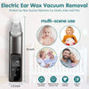 Ear Wax Vacuum Removal Kit with Carrying Case, 6 Levels Electric Strong Suction Ear Vacuum Wax Remover, USB Charge Ear Vacuum Cleaner, Ear Wax Suction Remover Device for Adults and Kids