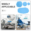4pcs Dental Chair Slipcover: Headrest & Backrest Cover for Clinic Chair Protection Stretchy Seat Protector with for Dentist Office Equipment Upgrade Blue