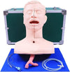Airway Management Trainer Intubation Mannequin Mouth and Nose Training Suction Practice Model, Anatomical Model Skeleton Model, Suitable for Laboratory Education School