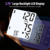 Blood Pressure Monitor for Home Use, Large Upper Arm Blood Pressure Cuff with Backlight, Automatic Digital BP Machine for Seniors, Heart Rate Monitor & Storage Bag (Purple)