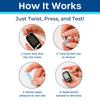 Pip Glucose Monitor Kit with 150 Test Strips and 160 Lancets - Complete Blood Sugar Testing Kit for Diabetes Care at Home | Includes Glucometer, Lancing Device, Travel Case & Diabetic Test Strips