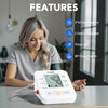 Blood Pressure Monitor, maguja Blood Pressure Monitors for Home Use, Automatic Digital Upper Arm BP Machine with Blood Pressure Cuff, 2 Users