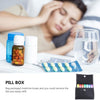 Housoutil 28-Compartment Weekly Pill Organizer Medicine Case with Portable Bag for Daily and Travel Use, TSA-Approved Small Pill Box for One Week Medication Storage