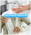 Nasal Aspirator for Baby, Baby Nose Sucker, Booger Sucker with Hand Pump, Baby Nasal Aspirator with Replaceable Silicone Tips, Anti-Backflow Design & Cleaning Brush (Translucent, Plus)