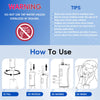 Nasal Irrigation System, Electric Sinus Rinse Machine with 30 Salt Packets, Dual Water Tank Self-Cleaning and Automatic Waste Collection, Nasal Washer for Congestion & Sinus Care (Large)