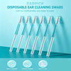 Ear Cleaner Sticky Pick, 24/48PCS Washable Resin Tip Adhesive Ears Digging Stick, Gentle Ear Remover Sticks Prime with Wet Wipes, Reusable Soft Sticky Ear Cleaning Stick for Adults Elder (M, 48PCS)