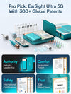 Bebird Earsight Ultra Ear Wax Removal Kit,2K HD Visual Ear Cleaner with Camera,FSA/HSA Eligible Flexible Ear Camera with 90-Minute Battery & Enhanced Light,Ear Cleaning Tool for Adults & Kids