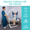 Vive Electric Patient Lift for Home Use with Sling - Portable, Adjustable Medical Patient Lift for Home Use - Electric Sit to Stand Chair for Elderly, Adults & Handicap - Person Floor Transfer Assist
