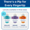 Pip Glucose Monitor Kit with 150 Test Strips and 160 Lancets - Complete Blood Sugar Testing Kit for Diabetes Care at Home | Includes Glucometer, Lancing Device, Travel Case & Diabetic Test Strips