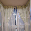 Curved Curtain Tracks, Flexible Curtain Rails, Curtain Accessories, Suitable For Hanging Curtains, Room Partitions, Rooms, Balconies(220cm)