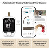 Keto-Mojo GK+ Blood Glucose Monitor Kit with 70 Test Strips – At-Home Testing Bluetooth Blood Sugar Meter with App Tracking