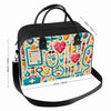 Large Capacity Travel Handbag with Zipper, Portable Nylon Crossbody Bag for Men Women Overnight Sports Gym Coastal | Portable, lightweight, durable