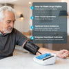 Blood Pressure Monitor for Home Use, Large Upper Arm Blood Pressure Cuff with Backlight, Automatic Digital BP Machine for Seniors, Heart Rate Monitor & Storage Bag (Purple)