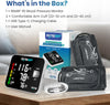 Digital Blood Pressure Monitor with 2 Large Arm Cuffs (22–42 cm) | Accurate & Easy-to-Use, USB Type-C Rechargeable, Automatic Upper Arm BP Machine for Home Use