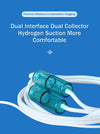 Canulas Nasales 7 Ft Super Soft with Adjustment Ring, Detachable Nasal Suction Tip, Silicone Material, Kink Resistant, Nasal Tubes for Various Hydrogen Suction Equipment, 2 Pack