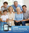 Medilax Blood Glucose Monitor Kit, Blood Sugar Testing Kit with 100 Test Strips, 100 Lancets, Glucometer and Lancing Device, 500 Memories & No Coding & Large Display Glucose Monitor for Home Use