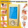 Belifu Dual Channel TENS EMS Unit 24 Modes Muscle Stimulator for Pain Relief Therapy, Electronic Pulse Massager Muscle Massager with 10 Pads, Dust-Proof Drawstring Storage Bag, Fastening Cable Ties