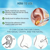 48 Pcs Sticky Ear Wax Removal Kit, 2025 Reusable Soft Adhesive Ear Pick Set with Storage Box, Gentle Ear Cleaner Accessory for Kids & Adults