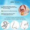 Sticky Ear Cleaning Stick,Reusable Sticky Ear Cleaner Picks,Sticky Ear Swabs,Adhesive Soft Head Swabs, Gentle Soft Ear Care Cleaning Sticks with Dust Cover for All Ages(2 Box)