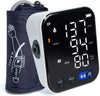 LCJ Blood Pressure Monitor for Home Use Upper Arm Blood Pressure Monitor BP Machine Sphygmomanometer with 2x120 Reading Memory Adjustable Arm Cuff 8.7"-12.6" Large Display with LED Background